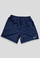 Vintage Nike Blue Shorts Sports Striped Large