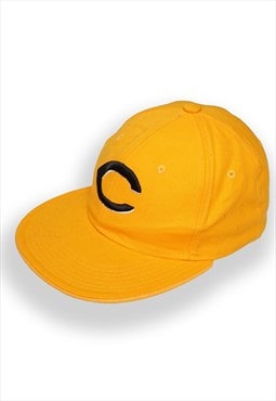 MLB Cincinnati Reds Yellow Snapback Cap Womens