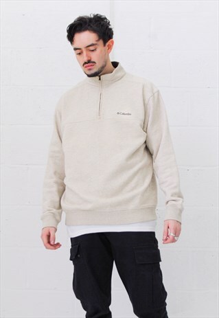 VINTAGE COLUMBIA 1/4 ZIP SWEATSHIRT