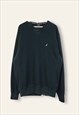 Vintage Nautica Sweatshirt Classic in Black L