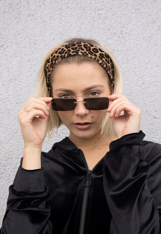 HEADBAND - LEOPARD PRINT VELVET