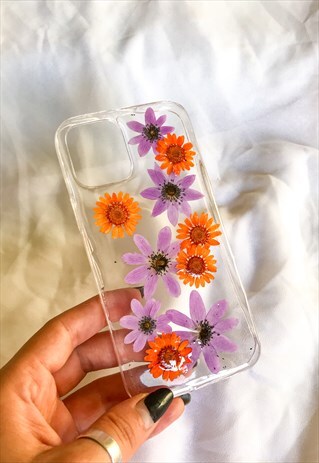 DRIED FLOWER PHONE CASE FOR THE IPHONE 12/ 12 PRO