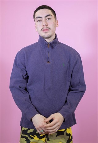 VINTAGE RALPH LAUREN 1/4 ZIP SWEATSHIRT
