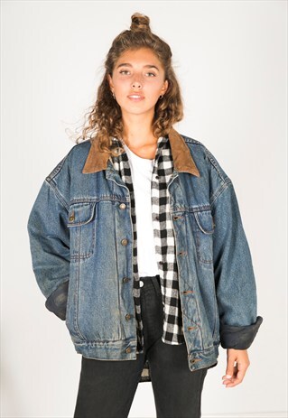 VINTAGE 80S WRANGLER WINTER SHEEPSKIN JACKET / R3230C402