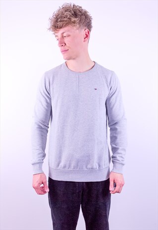 VINTAGE TOMMY HILFIGER SWEATSHIRT IN GREY