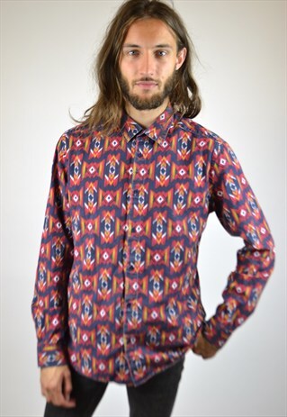 VINTAGE 90'S PATTERNED SHIRT