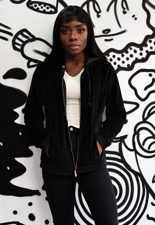 LIZCLAIBORNE VELOUR TRACK TOP