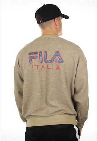 VINTAGE FILA BIG BACK LOGO SWEATSHIRT JUMPER