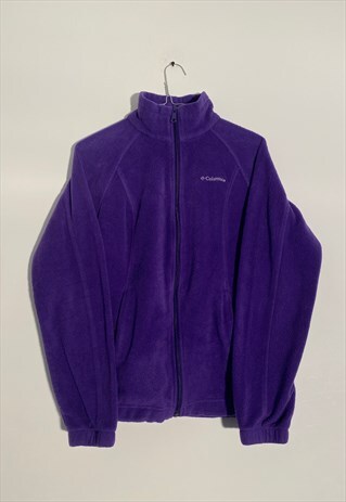 VINTAGE PURPLE COLUMBIA ZIP UP FLEECE