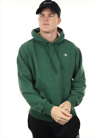 VINTAGE CHAMPION HOODIE GREEN