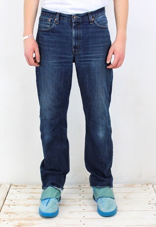 751 Vintage Mens W34 L34 Regular Straight Jeans Denim Pants