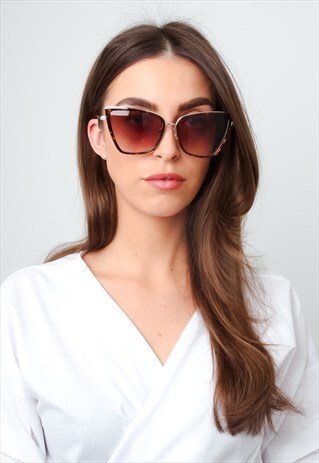 SQUARE CAT EYE SUNGLASSES