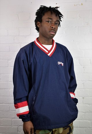 VINTAGE 90'S CHAMPION NYLON PULLOVER JACKET