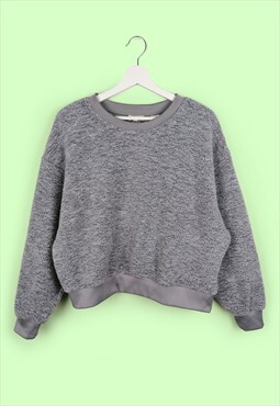LEVI'S Fleece Sweater Gray