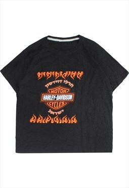 Vintage  Harley Davidson T Shirt Short Sleeve Crewneck Black