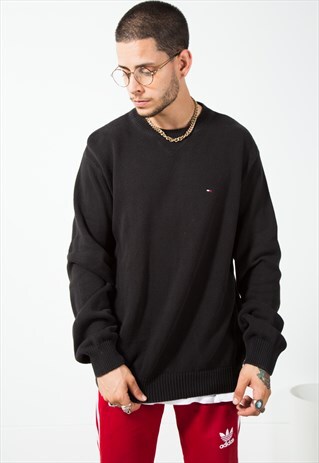 VINTAGE 80S TOMMY HILFIGER KNIT JUMPER / S589