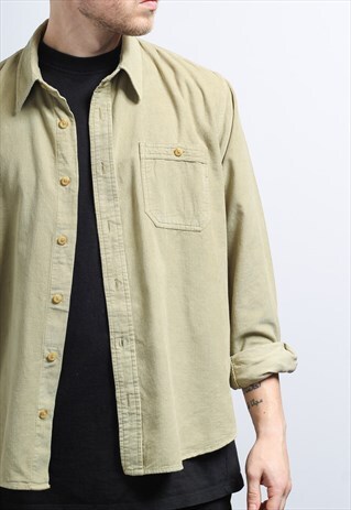 VINTAGE CORDUROY SHIRT BEIGE