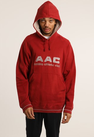 VINTAGE ADIDAS EMBROIDERED SPELL OUT HOODIE