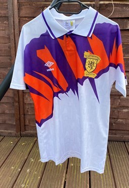 Vintage Umbro Scotland 1990s football shirt small replikit 