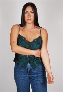 Victoria's Secret Cami (L) vintage 90s lingerie top paisley