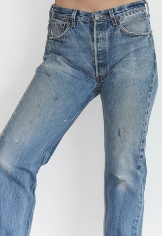 VINTAGE 501 STONEWASHED WORKERS LEVI JEANS