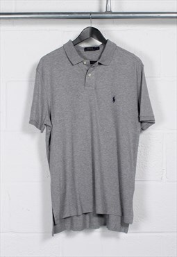 Vintage Polo Ralph Lauren Polo Shirt in Grey Large
