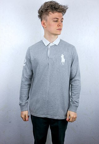 VINTAGE RALPH LAUREN RUGBY POLO SHIRT