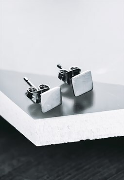 Quadrate Square - Stud Earrings