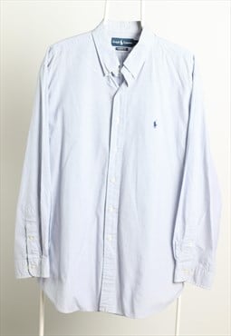Vintage Polo Ralph Lauren Long Sleeve Logo Checked Shirt 