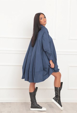 DENIM DRESS, SHIRT DRESS