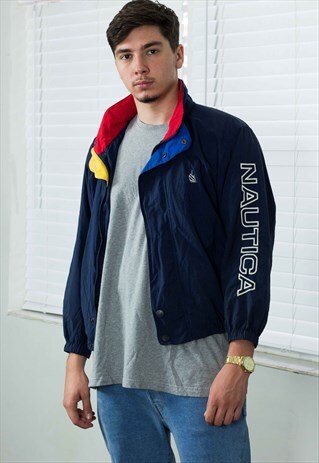 VINTAGE NAUTICA JACKET LOGO 90S X 14.2