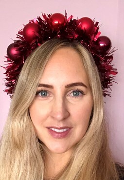 Cecescrowns Christmas embellished headband 