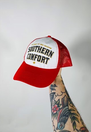 VINTAGE SOUTHERN COMFORT WHISKY EMBROIDERED HAT CAP