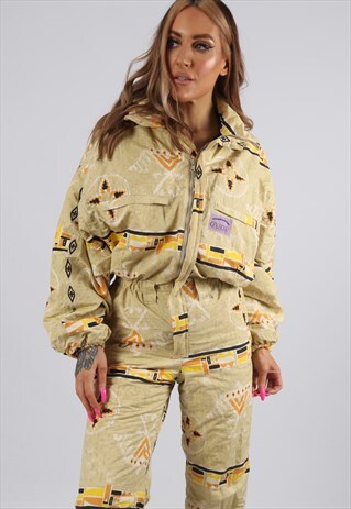 VINTAGE OXBOW FULL SKI SUIT SNOW SPORTS UK 8 - 10 (EB3N)