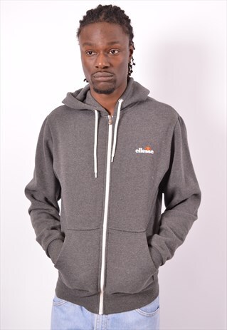 VINTAGE ELLESSE HOODIE SWEATER GREY
