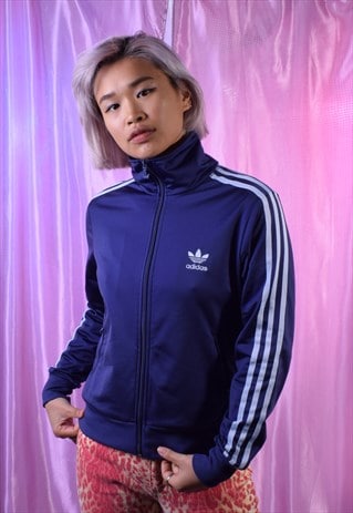 VINTAGE ADIDAS PURPLE TREFOIL TRACK JACKET
