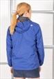 VINTAGE THE NORTH FACE HYVENT JACKET IN BLUE RAIN COAT SMALL