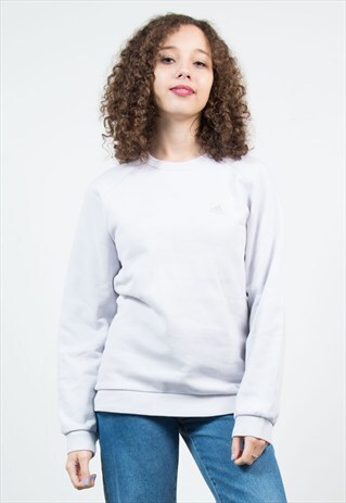 90'S ADIDAS GREY PLAIN NORMCORE SWEATSHIRT