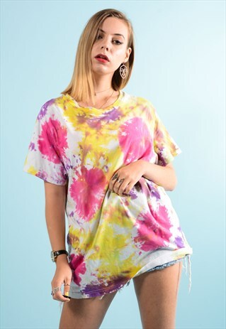 VINTAGE TIE DYE FESTIVAL TEE SHIRT