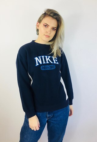 VINTAGE NIKE APLIQUE ATHLETICS SWEATSHIRT
