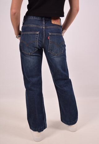 VINTAGE LEVI'S 507 BOOT CUT JEANS BLUE