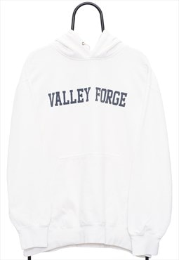 Vintage Valley Forge White Hoodie Womens