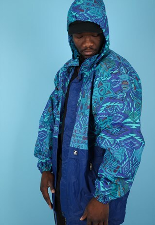 VINTAGE K-WAY WINDBREAKER JACKET NJ378