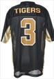 VINTAGE STARTER PRINTED BLACK & GOLD TIGERS JERSEY - M