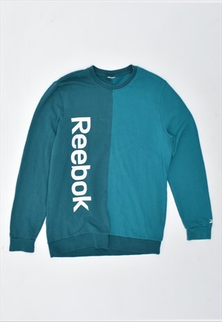 VINTAGE 90'S REEBOK SWEATSHIRT JUMPER GREEN