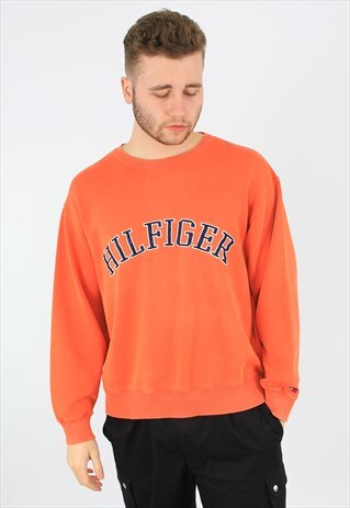 TOMMY HILFIGER BIG SPELLOUT VINTAGE SWEATSHIRT