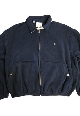 vintage Ralph Lauren Harrington fleece jacket blue