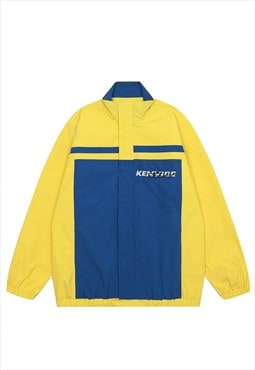 Racing jacket jacket contrast stitching motor sport bomber