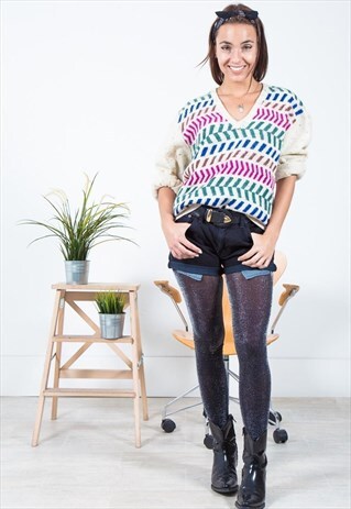 VINTAGE 80S CLASSIC KNITWEAR JUMPER / S1526