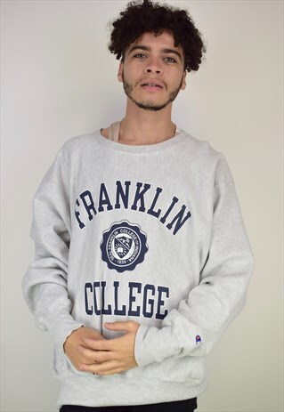 VINTAGE 90'S CHAMPION FRANKLIN COLLEGE SWEATSHIRT